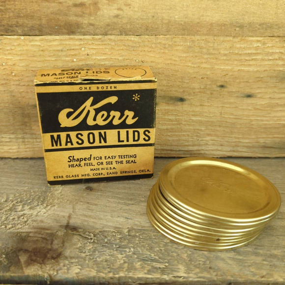 Vintage 1930s Kerr Mason Lids / Ephemera - Picture 2 of 8